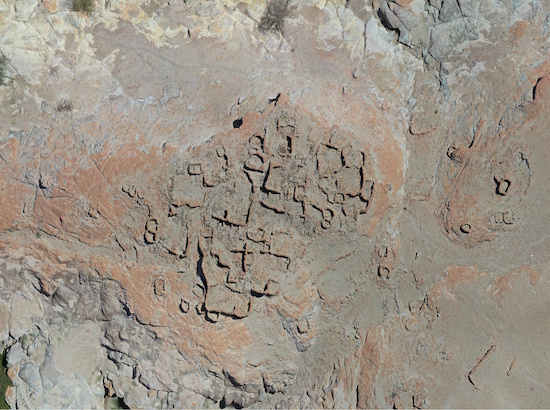 Ortofoto 3D de Aldea prehispánica