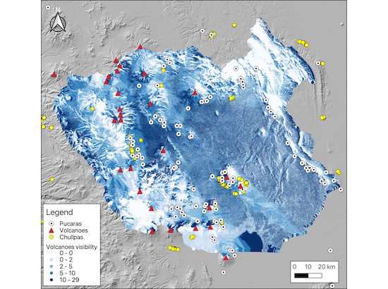 Análisis de rutas de visibilidad acumulada